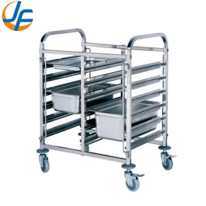 Quality Cheap 4 Wheels Removeable Stainless Steel Trolly wholesale