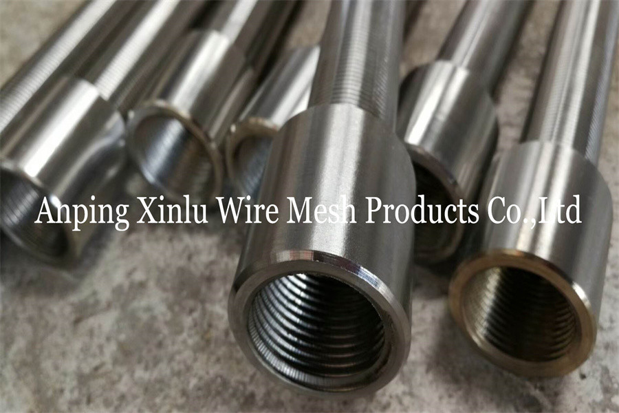 304 Stainless Steel Wedge Wire Sand Control Cylinder Screen Slot 40 60 80