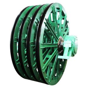 Quality Cast Steel #45 Mining 1000mm Head Sheave Wheel Pulley wholesale