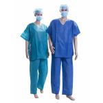 Non Woven Disposable Scrub Suits 25gsm 30gsm 35gsm 40gsm 45gsm 50gsm 55gsm 60gsm