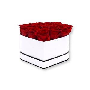 Quality PET Window Cardboard Flower Boxes CMYK Heart Gift Boxes wholesale