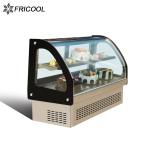 SUS 304 refrigerator countertop fridge cake display case bakery equipment with