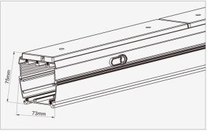 Quality 140Lm/W Super High Efficiency Linear LED Low Bay Airport Suspended Lamp wholesale