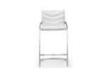Elegant 0.23m3 23KGS Modern Bar Stools With Metal Legs