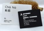 OEKO-TEX 3D Silicone Clothing Labels Flat Screen Printed Patches