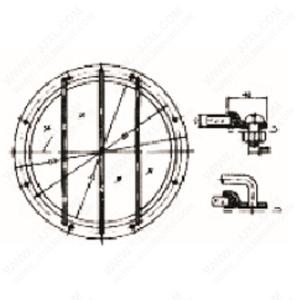 Quality Guard Bar Steel Fixed Circle Window wholesale