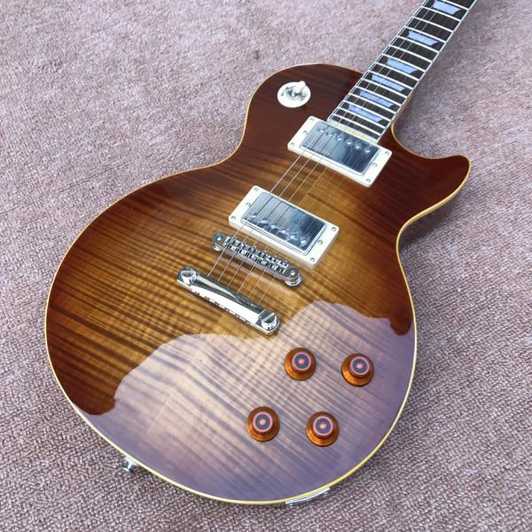 standard LP 1959 R9 electric guitar, Tobacco burst maple top LP electric guitar,