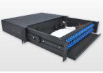 Sliding Type 2U Fiber Optic Patch Panel Durable SC Optical Fiber Distribution