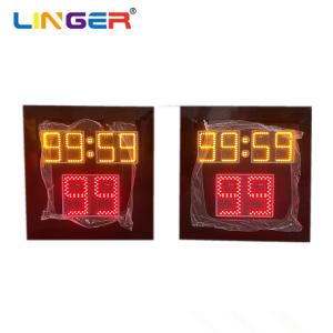 Quality 4mm Acrylic Board Red Color Shot Clock With Game Time wholesale