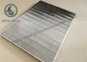 Quality Vee Wedge Wire Mesh Grids Panel , Stainless Steel Sieve Screen 0.7mm Slot Size wholesale