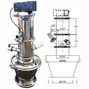 Quality GMP 300kg H Medical Powder Vacuum Feeding Machine Auxiliary Equipment wholesale