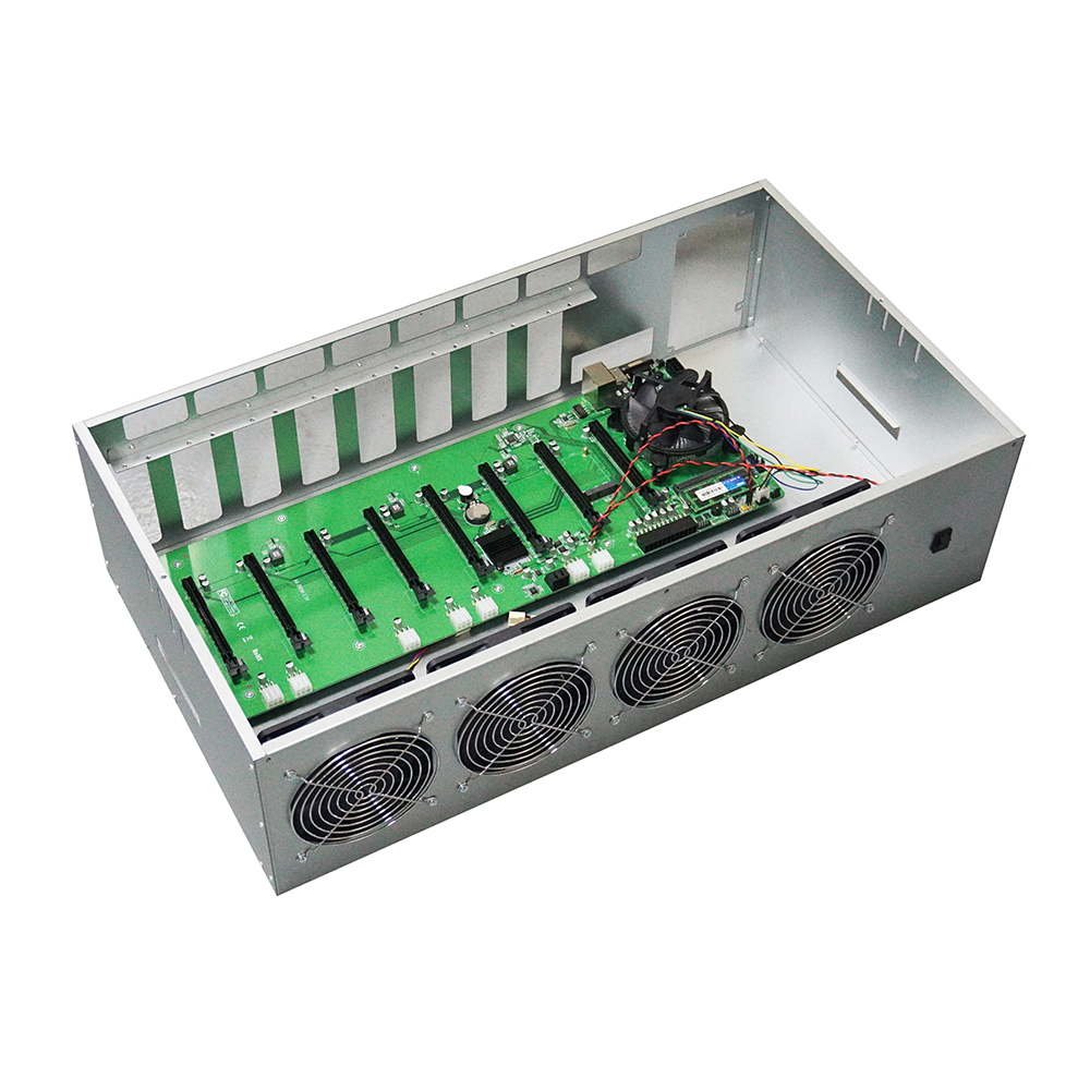 Brand New ATX Form Factor B85 55mm 65mm GPU Case Box 8 gpu Server pc gaming chassis