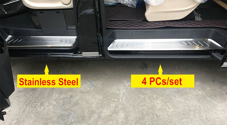 Wholesaler Steel Side Door Sill Scuff Plate For New Mercedes - Benz Vito 2016 2018