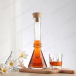 Unique Wine Bottles Made of Healthy Lead-free Glass with Rubber Stopper Sealing