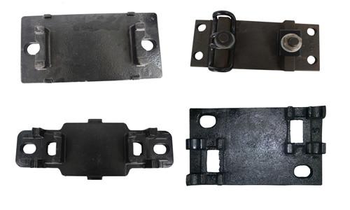 Casting Rail Tie Plate Rail Shoulder Railway Track Plate Applicable Of Rail