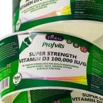 Adhesive Waterproof Bottle Labels Custom Personalized Sticker Labels