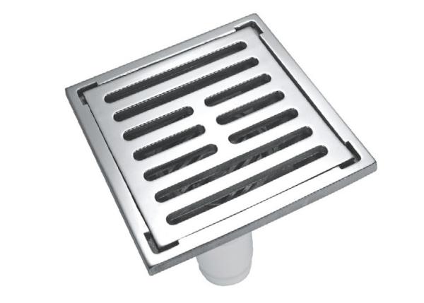 304 Stainless Steel Floor Drain Bathroom /Restroom L Style Floor Drain Square