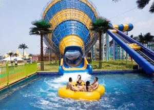 Quality Anti - Fade Big Tornado Vortex Water Slide Corrosion Resistance Fiberglass wholesale