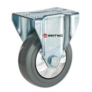 Elastic TPR side brake castor