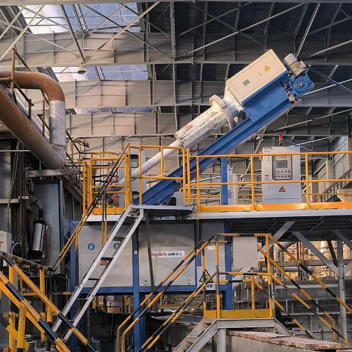 Aluminum Refining With Lifting Rotary Flux Injector Swing Range 30 Degree high efficiency
