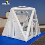 Outdoor Non Continuous Inflatable Bubble Tent House Convenience PVC White
