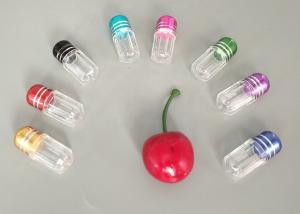 Quality Green 2ml Mini Plastic Bottle With Metal Cap Bullet Shell wholesale