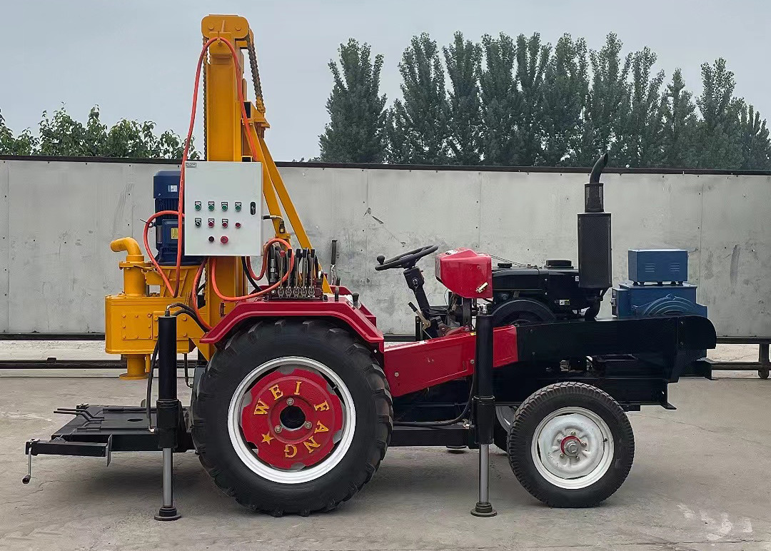 4000*1600*2680 Water Well Drilling Rig Machine 2.5Km/h Movement Speed Optional Color
