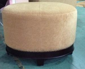 Quality fabric wooden ottoman OT-0001 wholesale