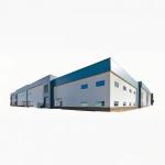 Industrial Prefab Steel Warehouse Building , Prefabricated Steel Structure