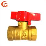 1/2" Female Brass Gas Ball Valve , CNC Union Ball Valve Brass