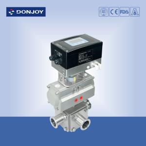 Quality Pneumatic three-way Ball Valve with intelligent positioner IL-TOP wholesale