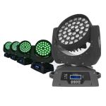 4 in 1 36pcs*10W LED Small Beam Moving Head Light RGBW Wash light With Zoom
