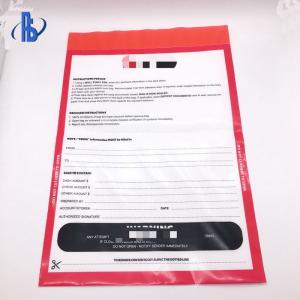 Quality Plastic Tamper Evident Security Bags Eco Friendly For Transportation Company wholesale