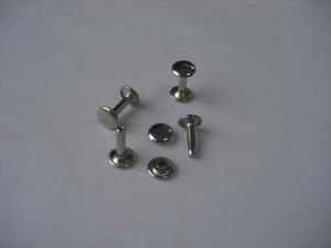 Quality 3 * 3mm flat cap brass material single head rivet for handbag accessories wholesale