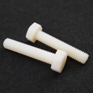Quality PA66 Plastic Nylon Hex Head Bolts M6 Standard DIN 933 Fastener wholesale