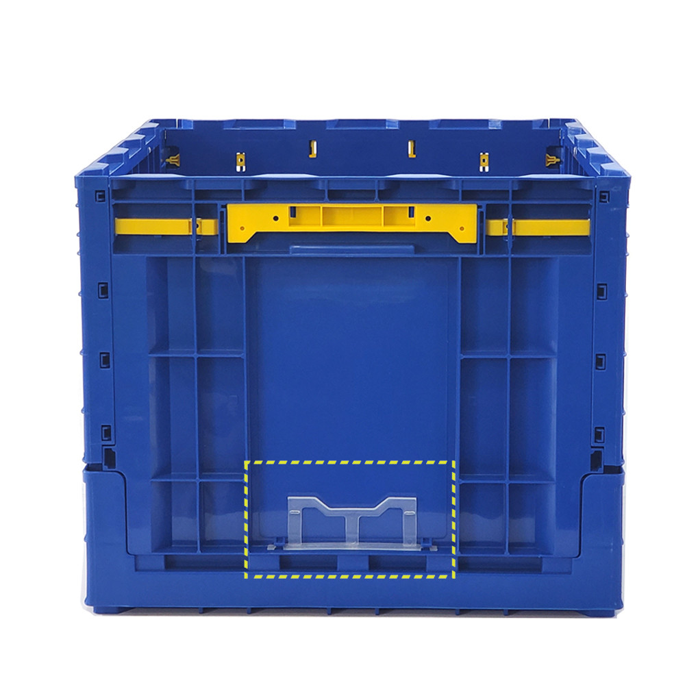 500*500*415mm Collapsible Crate China Solid Storage Foldable Crate Automobile Container