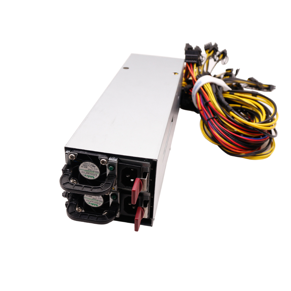 220V Server Case Machine Power Supply 90% High Efficiency ATX 2400W Power Supply Gold Plus PSU 12 GPU