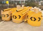 Outdoor Crash Cushion Attenuator Hot Dipped Galvanized Powder Coated Surface