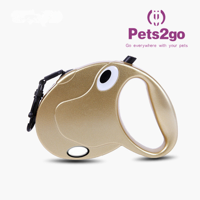 ABS Plastic Spring Locking 350g Retractable Pet Leash