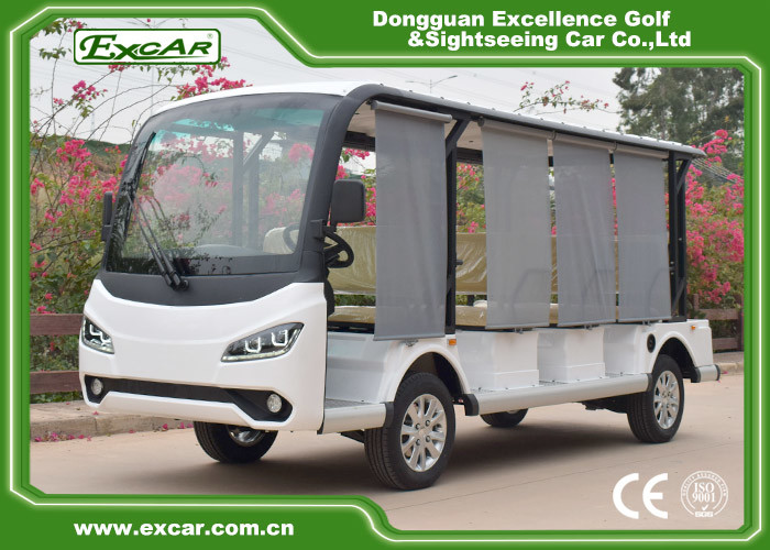 Multi - Purpose Electric Sightseeing Bus Black 11 And 3 Seater