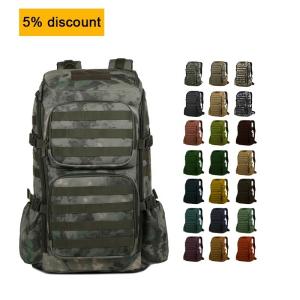 Quality OEM Waterproof Tactical Outdoor Backpack , Unisex Camping Mountaineering Backpack wholesale