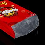 Custom Greaseproof BBQ Packaging Takeaway Insulated Aluminum Foil Kraft Paper