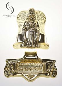 Quality Angel-shaped Metal Coffin Accessories Gold-plated SGS Certified Exquisite Figure 19# wholesale