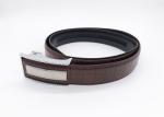 Business 120cm Men'S Dress Leather Belt With Automatic Buckle