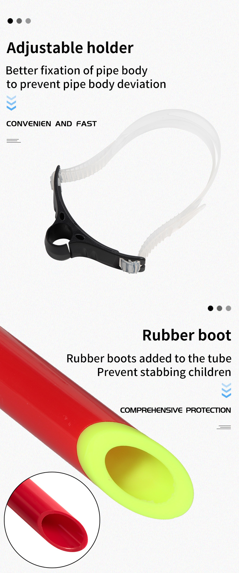 PP Silicone Diving Scuba Diving Tools Swimming Front Snorkel