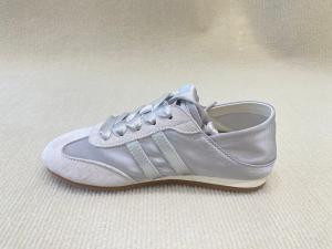 Quality Flat Womens Satin Sneakers OEM Lace Up Running Shoes And Color Bars wholesale