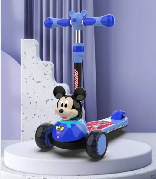 Foldable Non-Slip Pedal Wide Wheel Ride On Scooter Car for Children Convenient and Fun