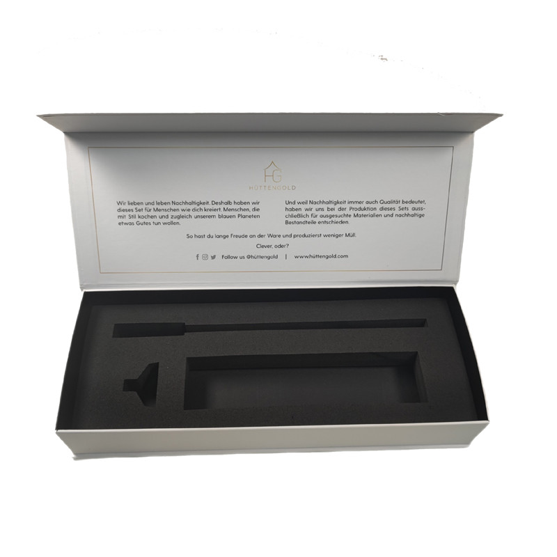 Sprayer Perfume Bottle Packaging Rigid Paper Magnetic Closure Gift Boxes with Inserts