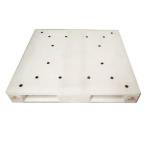 Red Warehouse Lightweight Plastic Pallets For 2300mm Width Goods
