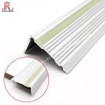 Luminous 6063 Aluminium Staircase Nosing Anti Slip Ceramic Protector Gold Edging